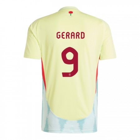 Koszulka Hiszpania Gerard Moreno 9 Wyjazdowe Euro 2024 Koszulki Piłkarskie Krótki Rękaw